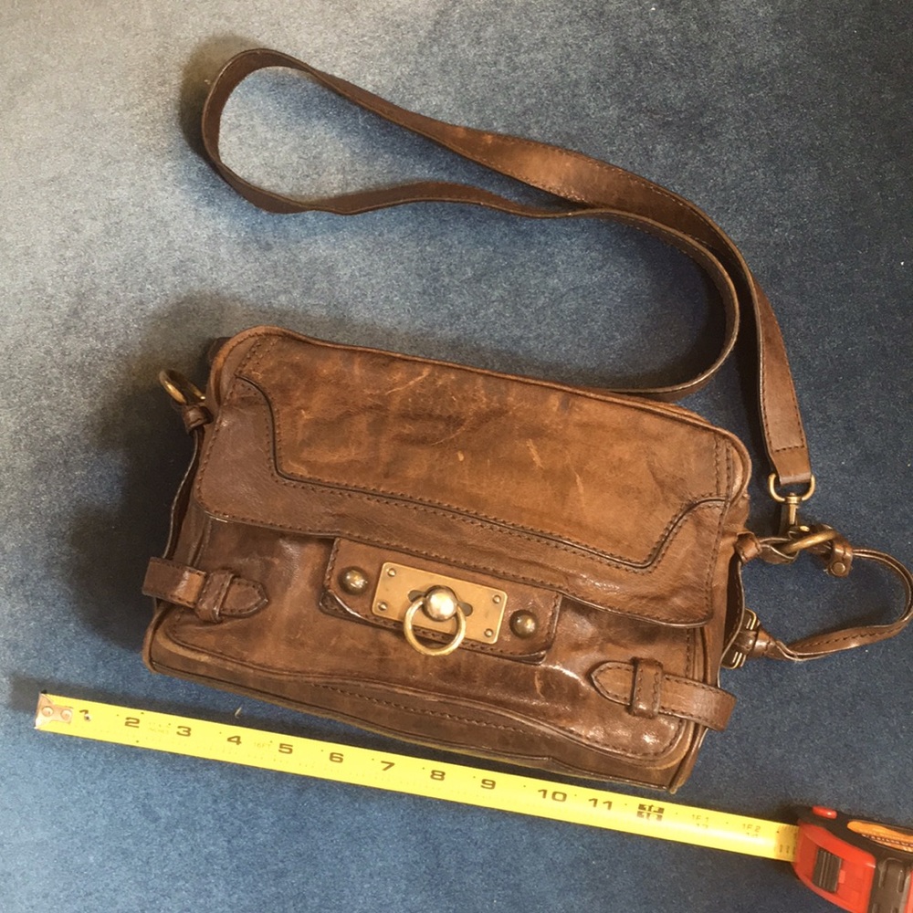 Frye dk brown crossbody brown bag